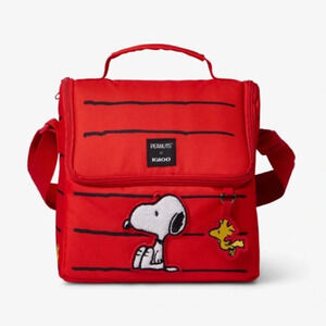 Peanuts Snoopy Dog House 16 Can Insulated Cooler Bag NWT